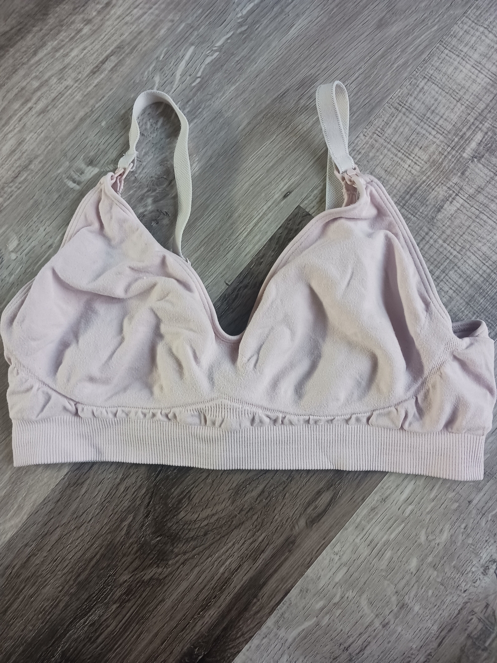 Seraphine Pale Pink Seamless Wireless Nursing & Pumping Bralette